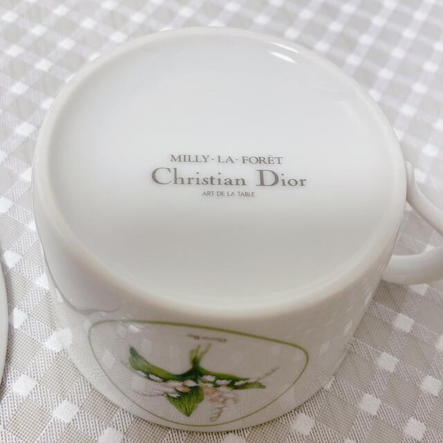 Christian Dior(クリスチャンディオール)のヴィンテージ　クリスチャンディオール　ミリラフォーレ　カップ＆ソーサー インテリア/住まい/日用品のキッチン/食器(グラス/カップ)の商品写真