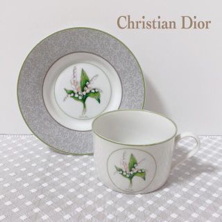 クリスチャンディオール(Christian Dior)のヴィンテージ　クリスチャンディオール　ミリラフォーレ　カップ＆ソーサー(グラス/カップ)