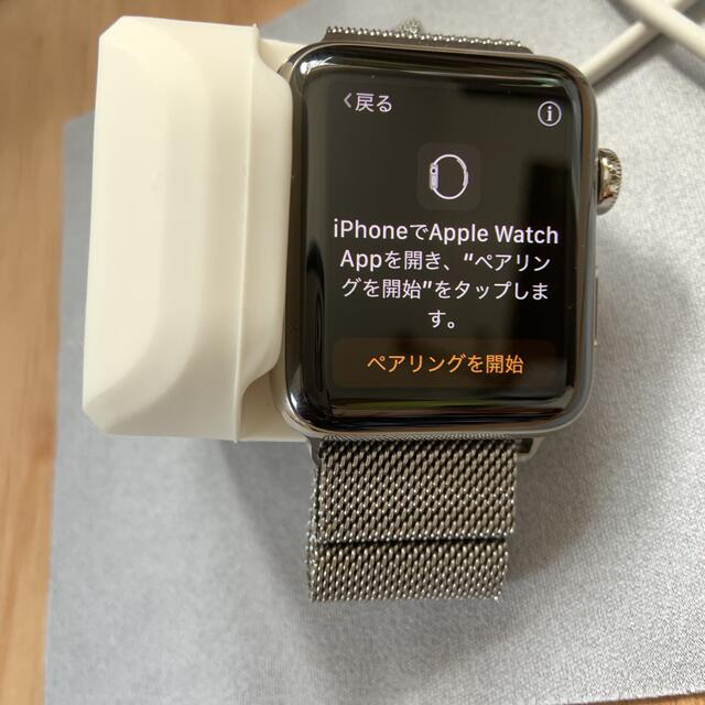Apple watch series2 Stainless Steel 42mm 最終決算 4320円引き 