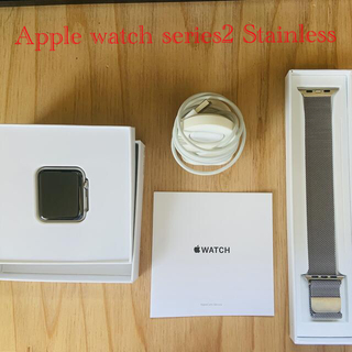 アップルウォッチ(Apple Watch)のApple watch series2 Stainless Steel 42mm(その他)