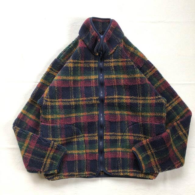 Penfield USA製 パイルフリースジャケット チェック柄 キャンプ 昔