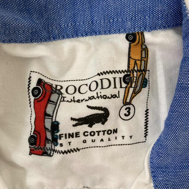 Crocodile(クロコダイル)のクロコダイル　シャツ　男の子　3歳 キッズ/ベビー/マタニティのキッズ服男の子用(90cm~)(Tシャツ/カットソー)の商品写真