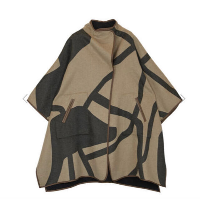 Ameri VINTAGE(アメリヴィンテージ)のAmeri  REVERSIBLE COLOR PONCHO COAT レディースのジャケット/アウター(ポンチョ)の商品写真