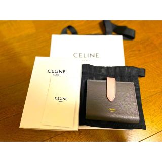 セリーヌ(celine)のCELINE セリーヌ ストラップ ウォレット/バイカラー スモール(折り財布)