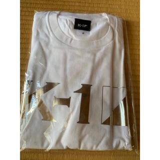 K-1シルバー箔ロゴ白Tシャツ(Tシャツ/カットソー(半袖/袖なし))