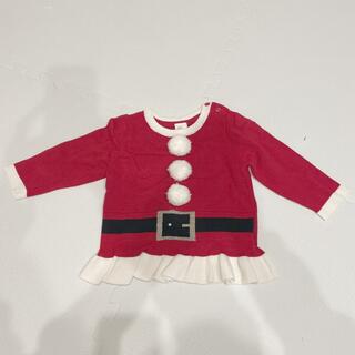 エイチアンドエム(H&M)の【H&M】クリスマス サンタ ニット 74cm(ニット/セーター)