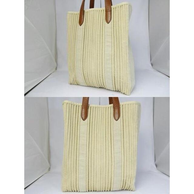 エルメス トートバッグ カリカット L刻印 ベージュxブラウン B