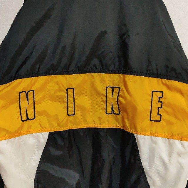 ナイロンジャケット【90s】NIKE ナイキ ナイロンジャケット 90年代 銀タグ 黄色