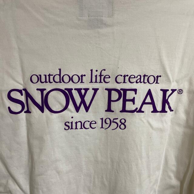 Snow Peak(スノーピーク)のスノーピーク　長袖Tシャツ　XL メンズのトップス(Tシャツ/カットソー(七分/長袖))の商品写真