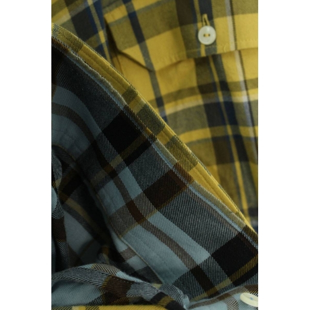 coeur リバーシブルオーバーサイズチェック長袖シャツ XLの通販 by RINKAN｜クールならラクマ - クール 低価得価