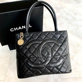 シャネル(CHANEL)の《クーポン限定》正規品◆美品 CHANEL 復刻トート キャビアスキン ブラック(トートバッグ)