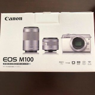 キヤノン(Canon)のほぼ未使用　キャノン　EOS M100 カメラ(ミラーレス一眼)