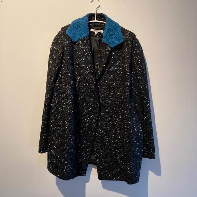 CARVEN(カルヴェン)のCARVEN /カルヴェン ピーコート ツイード レディースのジャケット/アウター(ピーコート)の商品写真