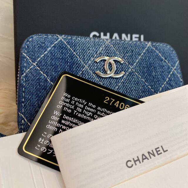 ☆未使用品☆CHANEL シャネル デニム コインケース カードケース レディースのファッション小物(コインケース)の商品写真