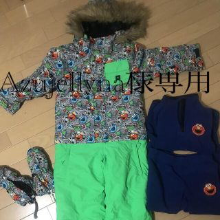 クイックシルバー(QUIKSILVER)のクイックシルバー　スキーウェア　キッズ　110 120 4-5歳(ウエア)