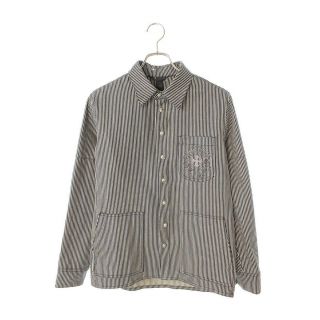 クロムハーツ(Chrome Hearts)のクロムハーツ ストライプデニム長袖シャツ S（JVP)(シャツ)