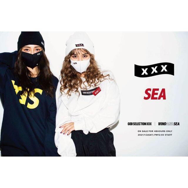 god selection xxx wind and sea ニット帽