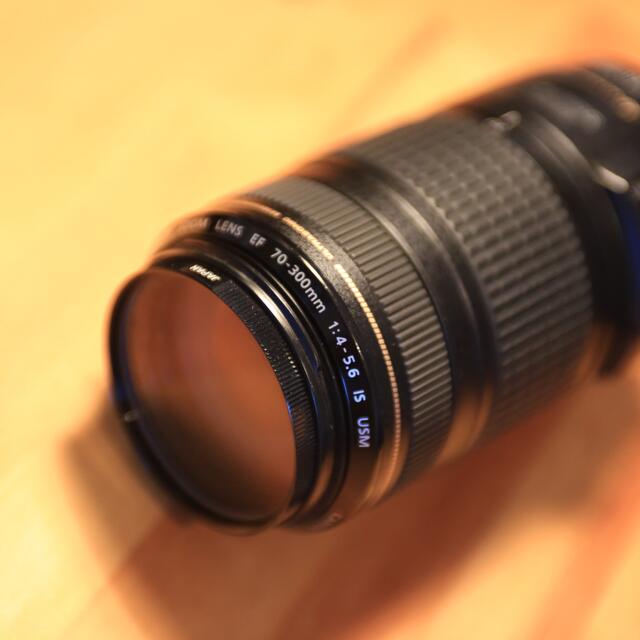 Canon(キヤノン)のCanon EF70-300mm f/4-5.6【専用】 スマホ/家電/カメラのカメラ(レンズ(ズーム))の商品写真