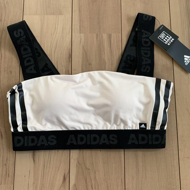 adidas(アディダス)のアディダス　スポーツブラ　ハーフトップ キッズ/ベビー/マタニティのキッズ服女の子用(90cm~)(下着)の商品写真