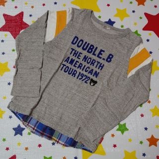 ダブルビー(DOUBLE.B)のうさぎ8527様専用 ダブルB 長袖Tシャツ2枚 140cm(Tシャツ/カットソー)