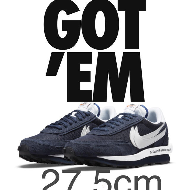 新品未使用】FRAGMENT × SACAI × NIKE 27.5㎝ | www.feber.com 27.5 sacai waffle snkrs購入 新品未使用 nike