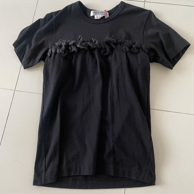 comme des garçons フラワーコサージュTシャツ