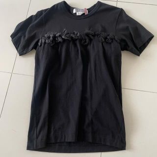 コムデギャルソン(COMME des GARCONS)のcomme des garçons フラワーコサージュTシャツ(Tシャツ(半袖/袖なし))