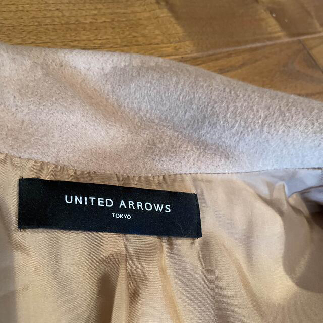 UNITED ARROWS(ユナイテッドアローズ)のユナイテッドアローズのアンゴラロングコート レディースのジャケット/アウター(ロングコート)の商品写真