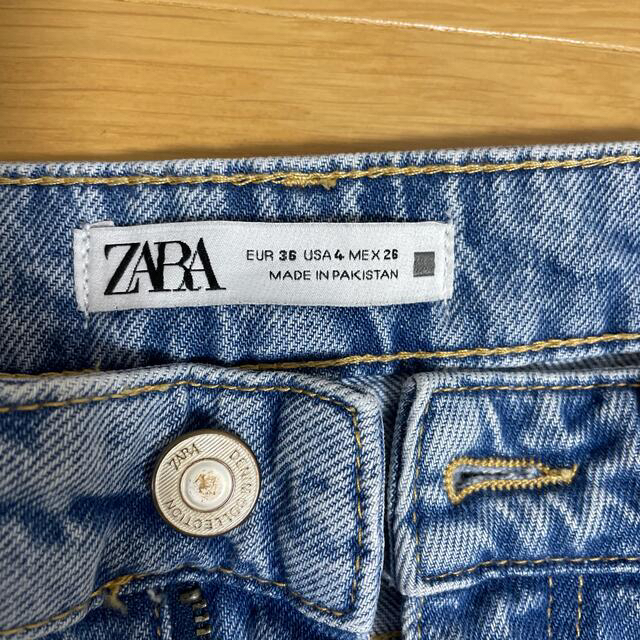 ZARA(ザラ)のZARA マムフィットデニム　36 レディースのパンツ(デニム/ジーンズ)の商品写真