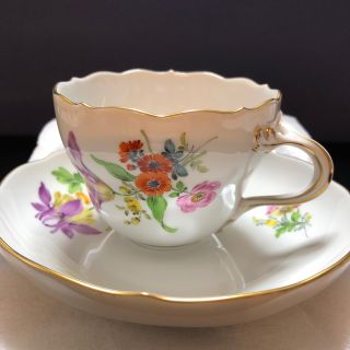 マイセン(MEISSEN)のぽんこ様専用　新品未使用　マイセン　カップ&ソーサー　1客(食器)