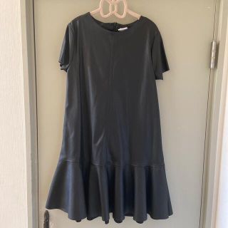 ザラキッズ(ZARA KIDS)のZARA kidsの大人可愛い　フェイクレザーワンピース⭐︎(ワンピース)