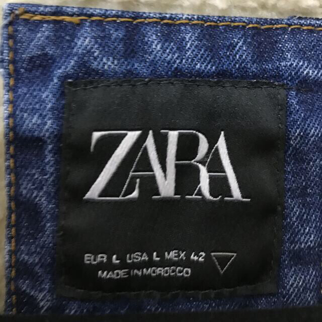 ZARA(ザラ)の美品　ZARA ボア　デニムジャケット　L メンズのジャケット/アウター(Gジャン/デニムジャケット)の商品写真