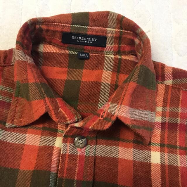 BURBERRY(バーバリー)のBurberryネルシャツ キッズ/ベビー/マタニティのキッズ服男の子用(90cm~)(その他)の商品写真