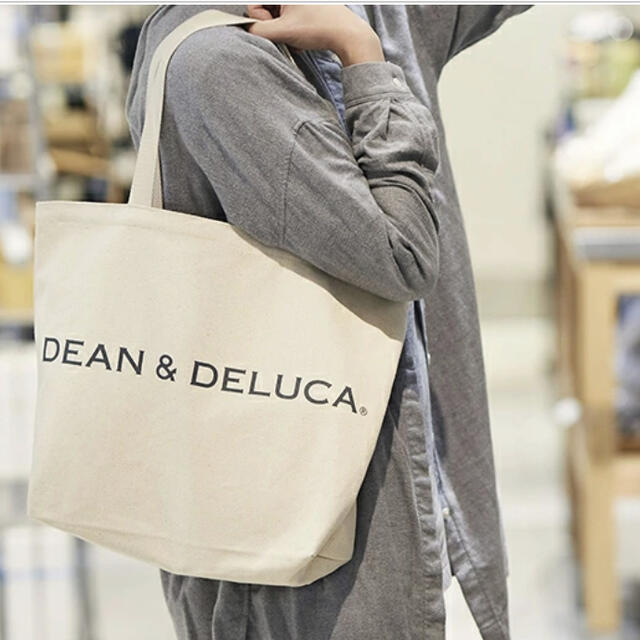 DEAN & DELUCA(ディーンアンドデルーカ)のゆりあ様専用/DEAN & DELUCAトートバッグ/チャコールグレー レディースのバッグ(トートバッグ)の商品写真