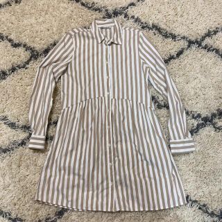 ザラ(ZARA)のStradivarius シャツワンピ　チュニック丈(チュニック)