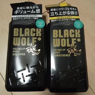 タイショウセイヤク(大正製薬)の大正製薬 ブラックウルフ ボリュームアップスカルプ シャンプー&コンディショナー(シャンプー/コンディショナーセット)