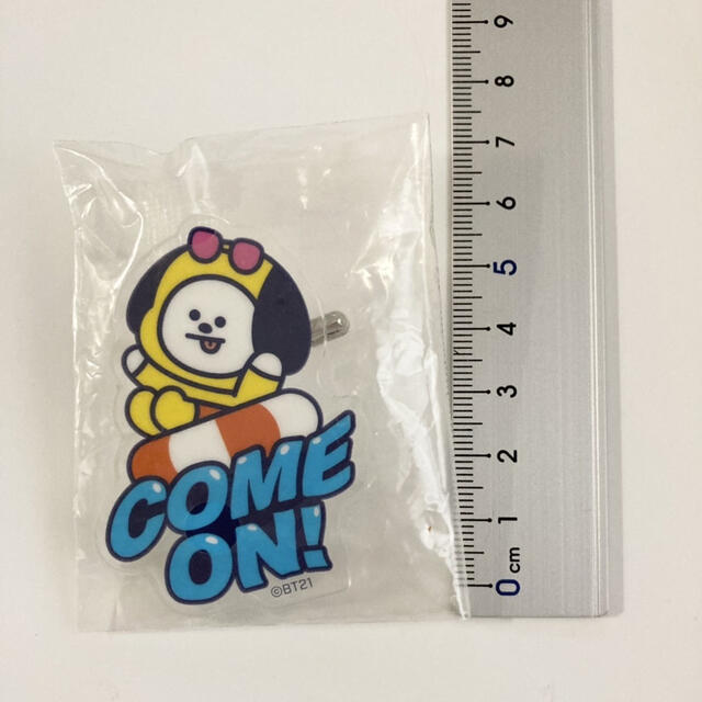 防弾少年団(BTS)(ボウダンショウネンダン)のBT21 チミー　アクリル クリップ エンタメ/ホビーのタレントグッズ(アイドルグッズ)の商品写真