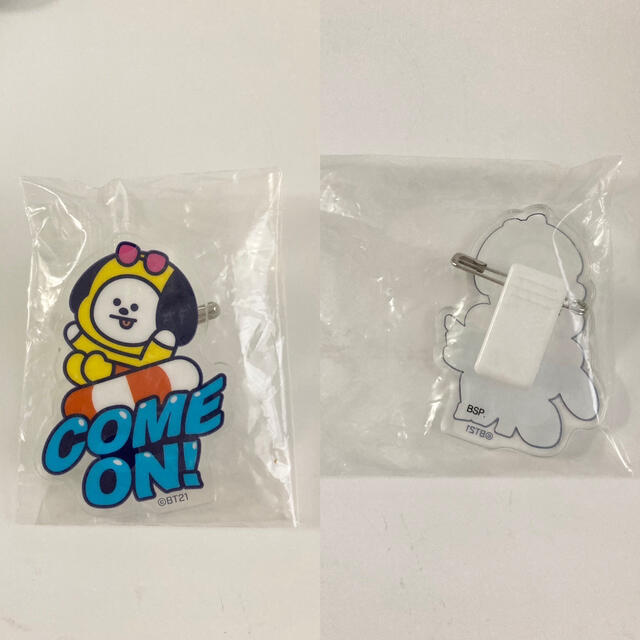 防弾少年団(BTS)(ボウダンショウネンダン)のBT21 チミー　アクリル クリップ エンタメ/ホビーのタレントグッズ(アイドルグッズ)の商品写真