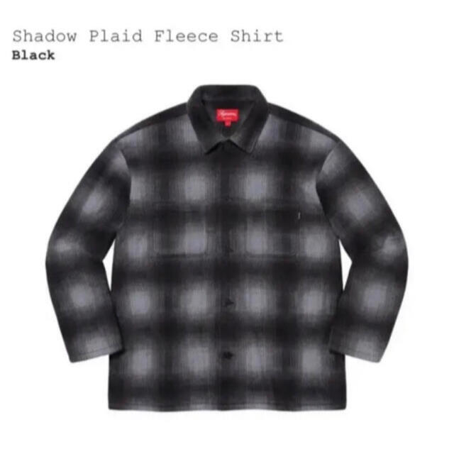 シャツ希少！ supreme shadow plaid fleece shirt L