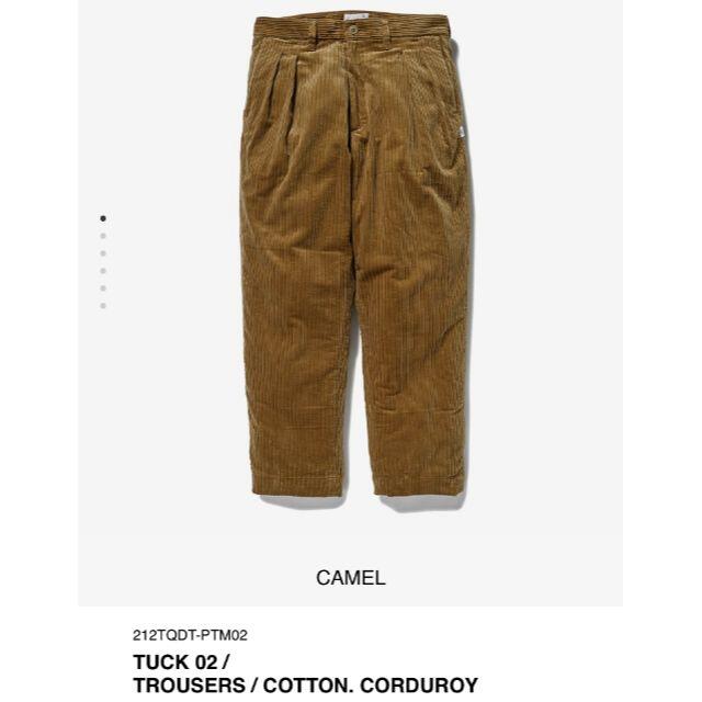 CAMEL L 21AW WTAPS TUCK 02 / TROUSERS /