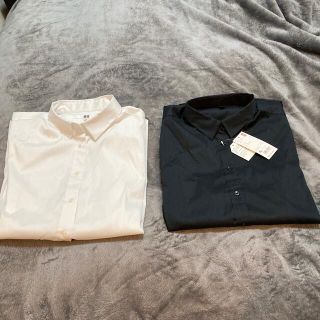 ユニクロ(UNIQLO)のユニクロ　ストレッチシャツ２点セット(シャツ/ブラウス(長袖/七分))