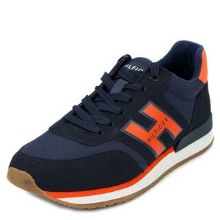 トミーヒルフィガー(TOMMY HILFIGER)のトミーヒルフィガー スニーカー tm MAINER ダークブルー size8.5(スニーカー)