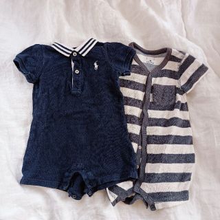 ラルフローレン(Ralph Lauren)の最終お値下げ　Ralph Lauren&babygap ロンパースセット(ロンパース)