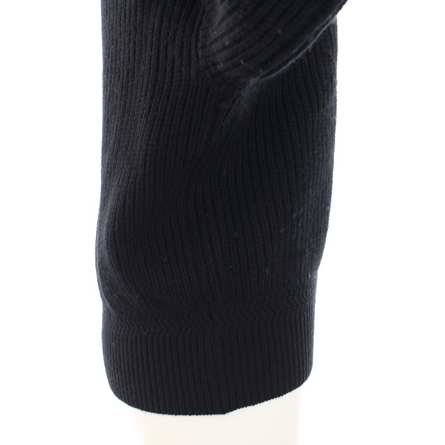 leilian(レリアン)のレリアン NEMIKA ニット セーター フリル ボリュームスリーブ 9 M 黒 レディースのトップス(ニット/セーター)の商品写真