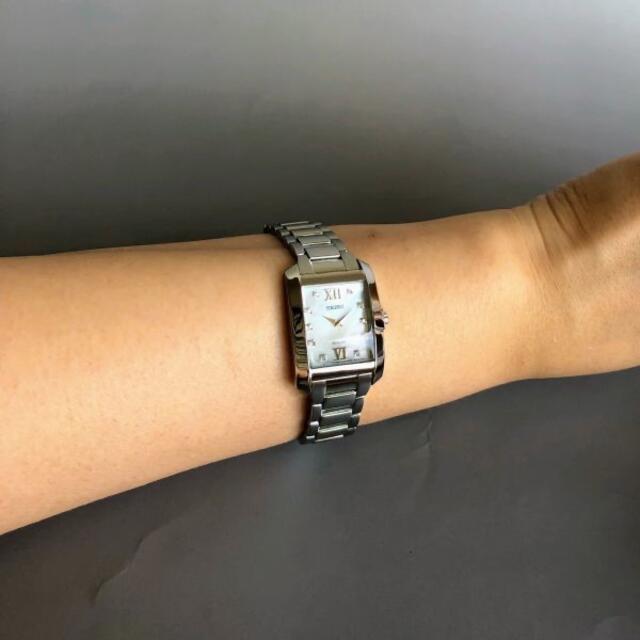 限定【稼動品】腕時計　SEIKO セイコー　ティセ　電波ソーラー　10Pダイヤ SEIKO - 【新品】豪華ダイヤモンド10石☆セイコー SEIKO