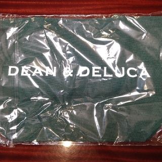 ディーンアンドデルーカ(DEAN & DELUCA)のDEAN＆DELUCA　ディーンアンドデルーカ　トート　Ｌ　グリーン　白ロゴ(トートバッグ)