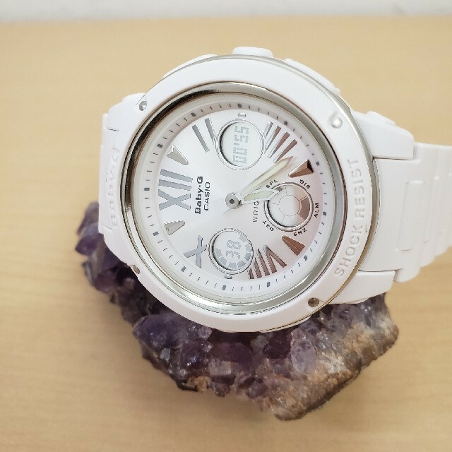 Baby-G(ベビージー)の超〜お買い得！BGA-152 CASIO カシオ Baby-G 白 ホワイト レディースのファッション小物(腕時計)の商品写真