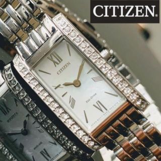 CITIZEN - CITIZEN☆スワロフスキーダイヤ34石 レディース腕時計 CITIZEN - CITIZEN☆スワロフスキーダイヤ34石 レディース腕時計