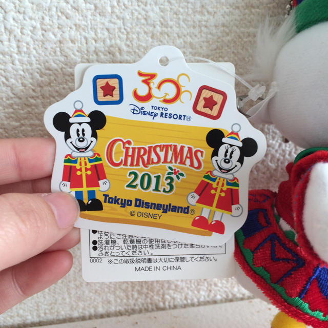 Disney(ディズニー)のデイジー クリスマス ぬいぐるみバッジ エンタメ/ホビーのおもちゃ/ぬいぐるみ(キャラクターグッズ)の商品写真
