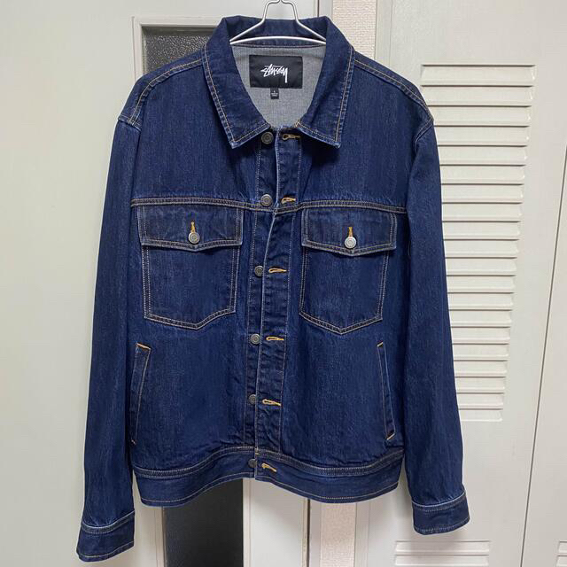 STUSSY(ステューシー)のstussy denim jacket Lサイズ メンズのジャケット/アウター(Gジャン/デニムジャケット)の商品写真